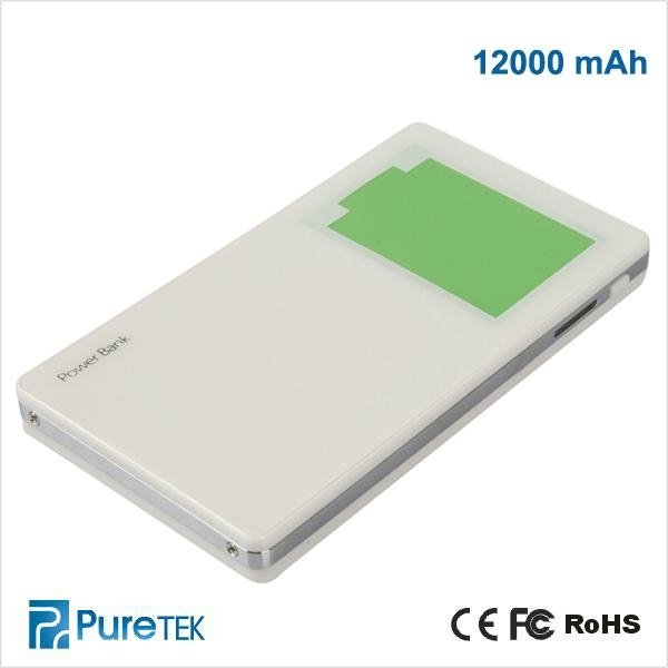 Portable And New Arrival Mobile Phone Power Bank 12000mah Made In China 4
