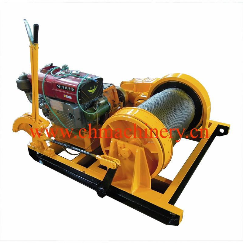 diesel winch for lifting and pulling