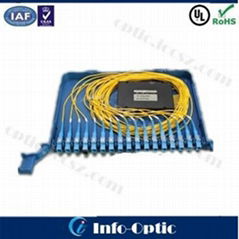 Fiber optical PLC Splitter with Tray 1