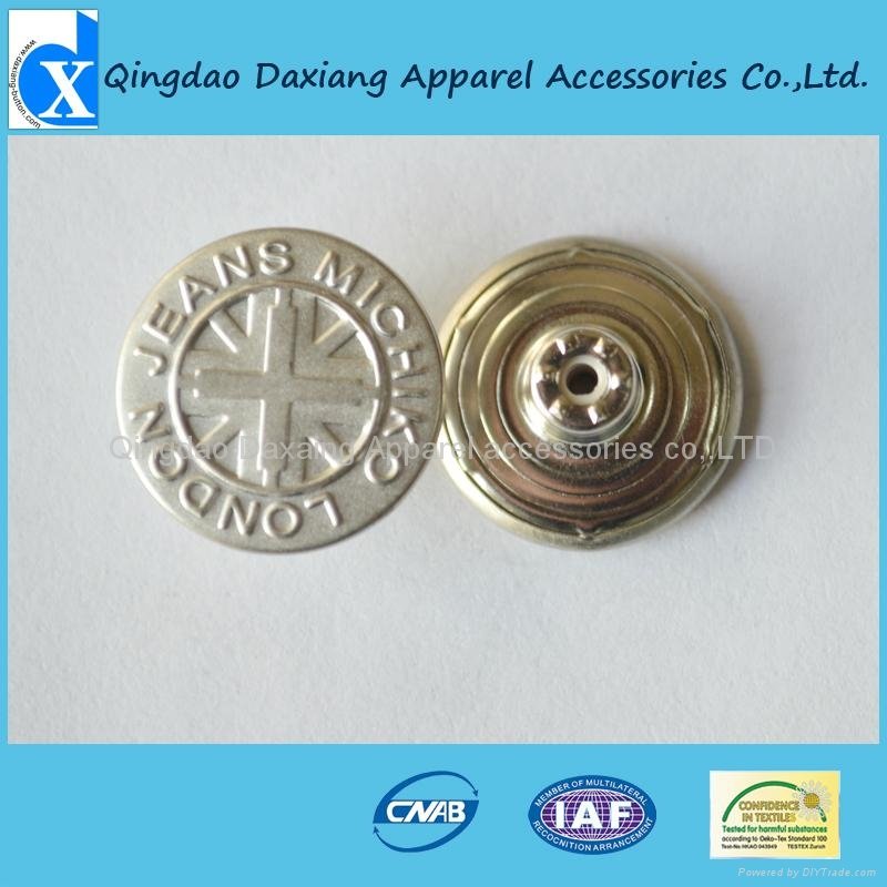 Decorative brass shank button 3