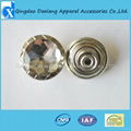 Decorative brass shank button 4