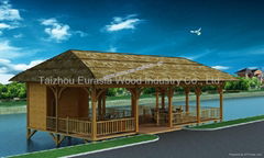 wooden leisure house 