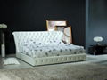 white modern leather beds wedding bedroom furniture king size leather bed
