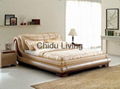  leather bed frames bedroom furniture wood beds elegant bedroom furniture 2