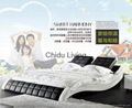 modern kids leather bed girls leather bed 1
