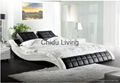 modern kids leather bed girls leather bed 2