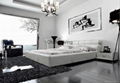 modern king leather bed 1