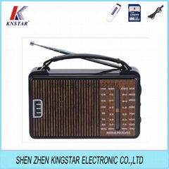 4 band portable radio player RX-608AC  