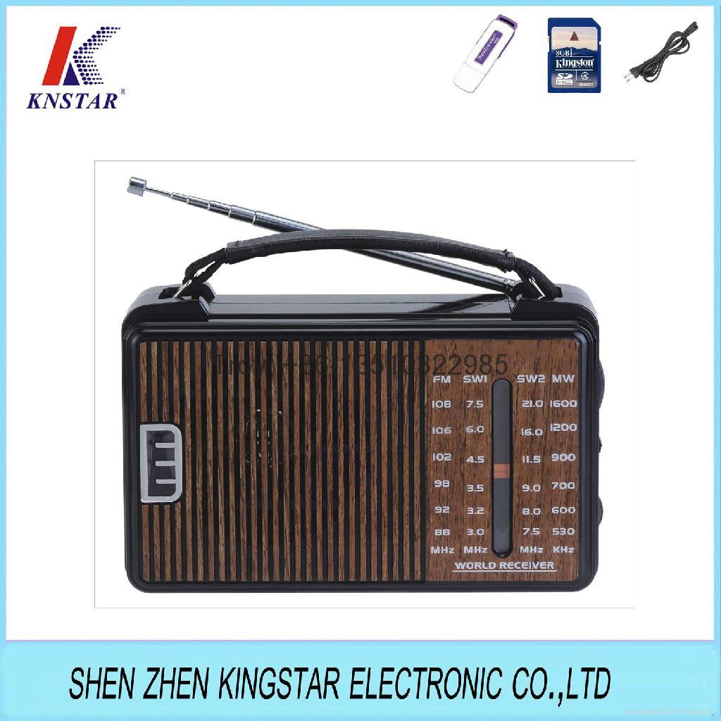 4 band portable radio player RX-608AC  