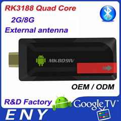 Quad core RK3188 MK809 IV 2GB RAM strong