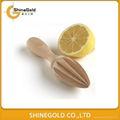 Wooden lemon squeezer  