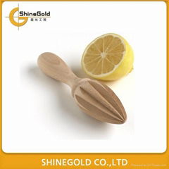 Wooden lemon squeezer  