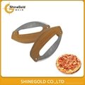 Wooden pizza cutter slicer   2