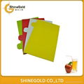 Plastic cutting board with different