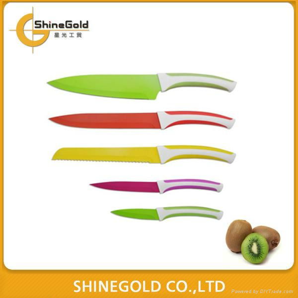 5pcs nonstick knife set 3