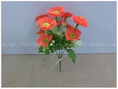 Handmade Silk Artificial Vase Flower Bouquet (BH51030)