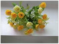 Decoration Artificial Silk Flower Bouquet 1