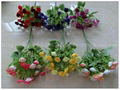 Decoration Artificial Silk Flower Bouquet 3