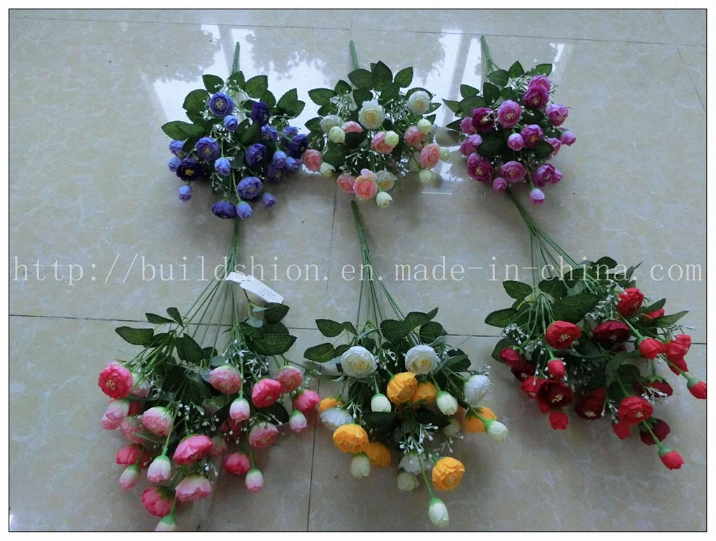 Decoration Artificial Silk Vase Flower 3