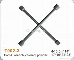 Cross Wrench Powder Coated 