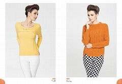 Modern fashion women woollen sweater clothes