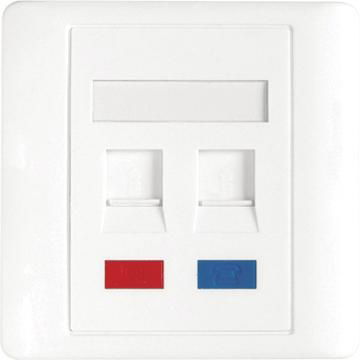 1 port rj45 face plate 2