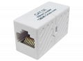 cat5e rj45 utp inline coupler keystone jack 2