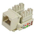 cat5e rj45 utp inline coupler keystone jack 4