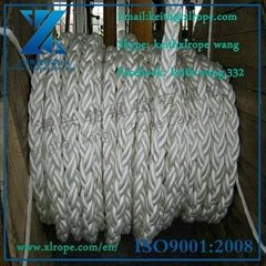 64mm*220m/pc 8 strand marine ropes for sale