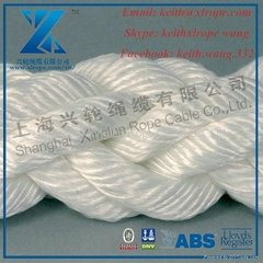 72mm*220m/pc 8 strand marine ropes for sale