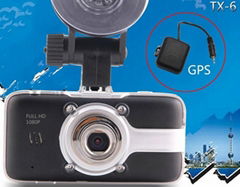 Full HD 1080P dash camera with GPS loggger