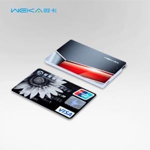 elegant design portable card power bank gifts use as business card  