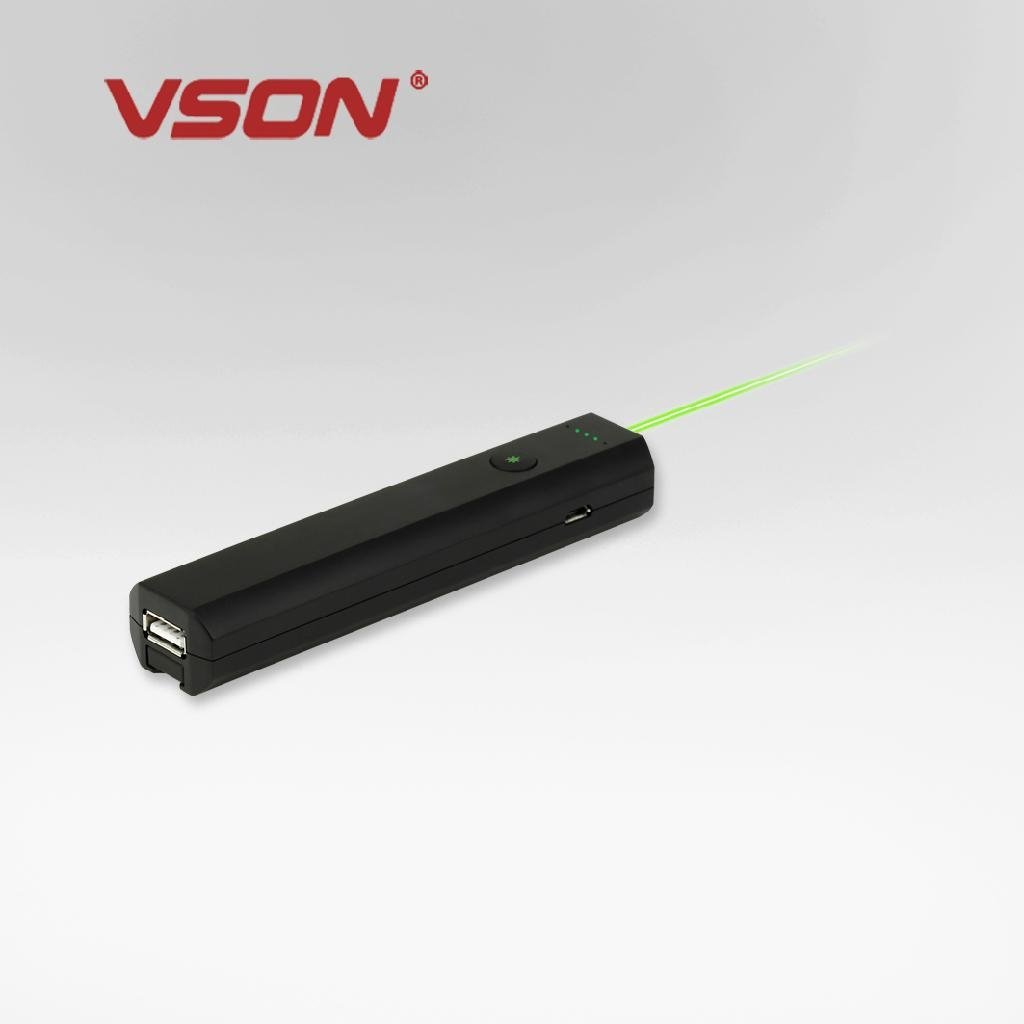 2.4GHz green laser pointer power bank