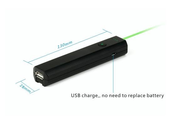 2.4GHz green laser pointer power bank 3
