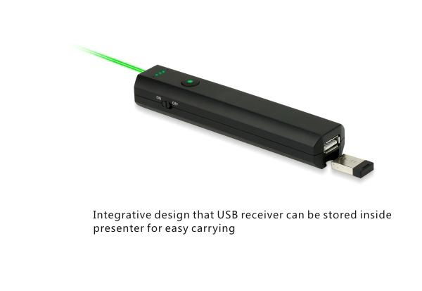 2.4GHz green laser pointer power bank 4