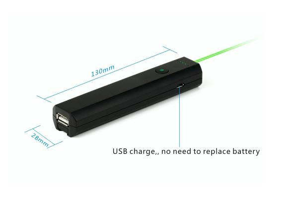 2013 new patent mobile power bank 2200mah with green laser pointer 3