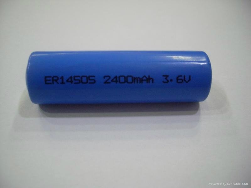AA Lithium Battery  ER14505 3.6V 2400mAh 