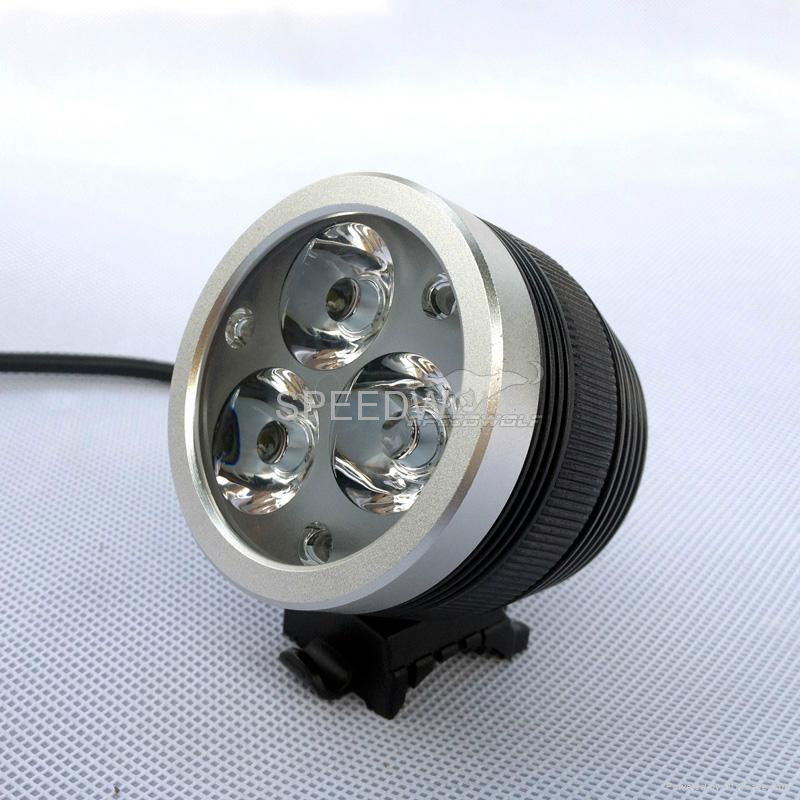 2014 Hot-sale high quality 3XCree LEDs 3600LM Bike headlight 4