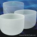 Classic Frosted Crystal Singing Bowl 5