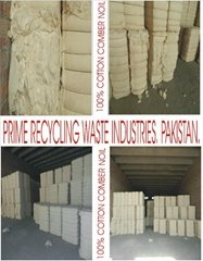100% Cotton Spinning Yarn Waste Supplier From Pakistan