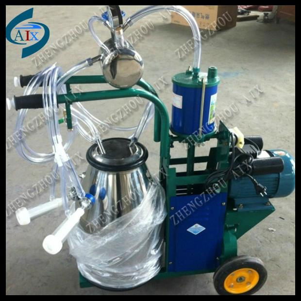 single bucket piston cow milking machine