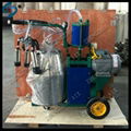 single bucket piston cow milking machine 2