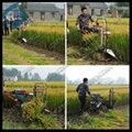 small size wheat rice reaper for harvesting grain