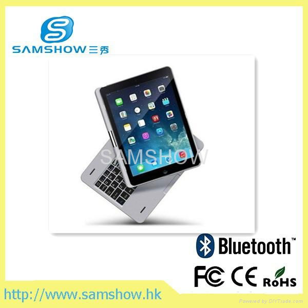 Exclusive patent Rotate 360 degrees bluetooth keyboard case for ipad 5 shenzhen  2