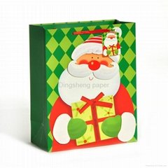 Promotional Christmas paper bag wholesale