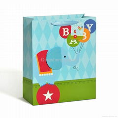 Lovely paper bag with 3D for children