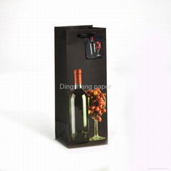 Promotional wine paper bag wholesale