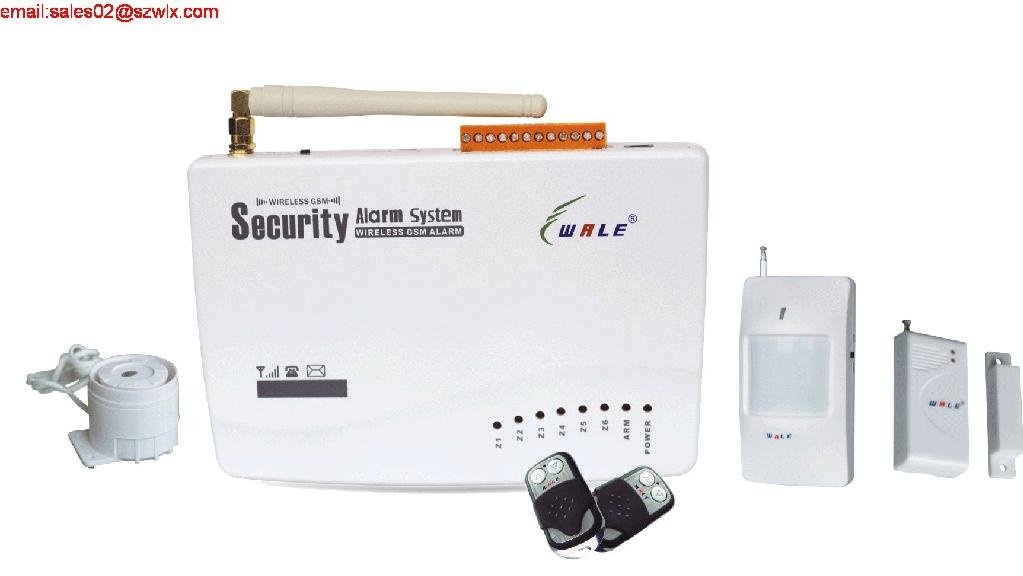 home wireless gsm home alarm system with led display 3