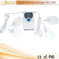 Mini low frequency tens massager with 2 outputs 1