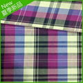 Cotton polyester yarn dyed fabric